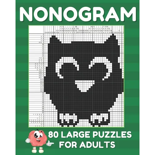 Nonogram Puzzle Books For Adults: Large Griddlers Logic Puzzles Picross Puzzle Book - Paperback