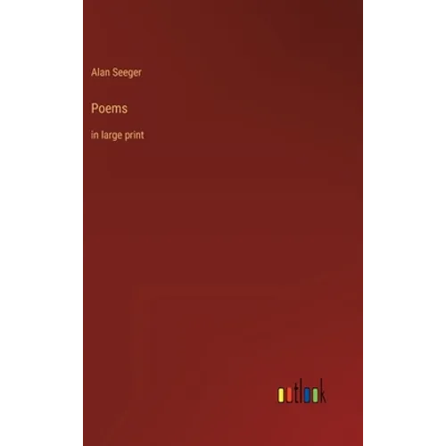 Poems: in large print - Hardcover