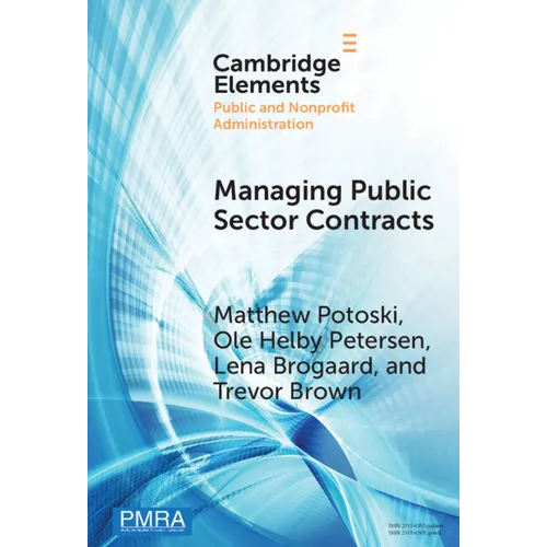 Managing Public Sector Contracts - Hardcover