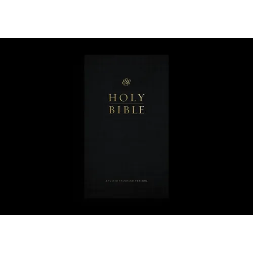 ESV Church Bible, Large Print, Red Letter (Hardcover, Black)
