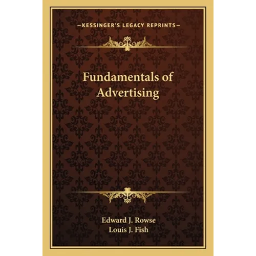 Fundamentals of Advertising - Paperback