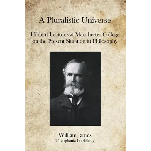 A Pluralistic Universe - Paperback