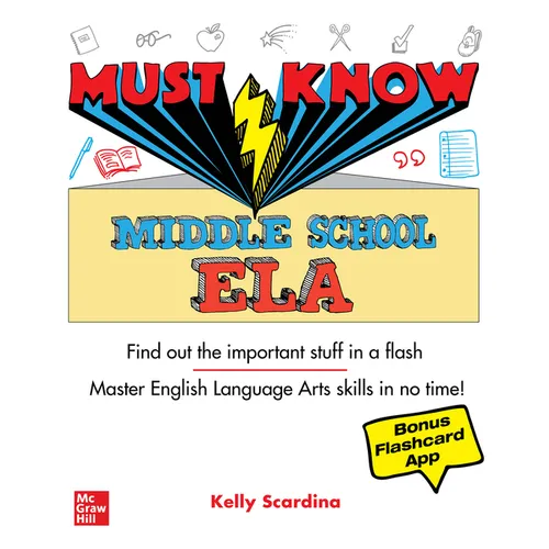 Must Know Middle School Ela - Paperback