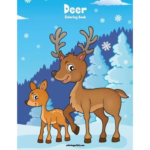 Deer Coloring Book 1 - Paperback