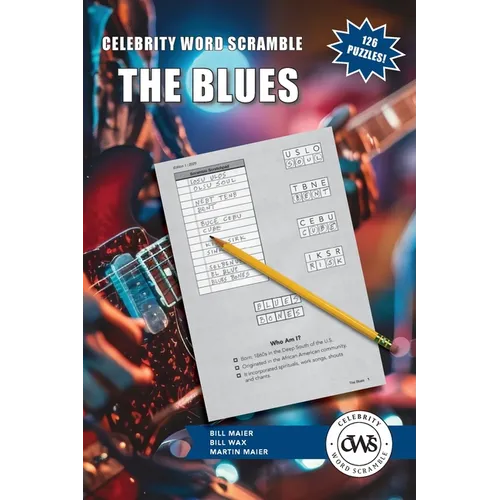 Celebrity Word Scramble The Blues - Paperback