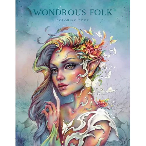 Wondrous Folk Coloring Book - Paperback