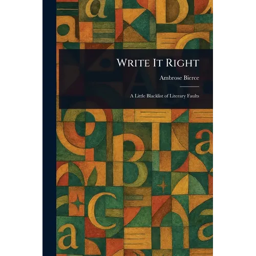 Write It Right - Paperback