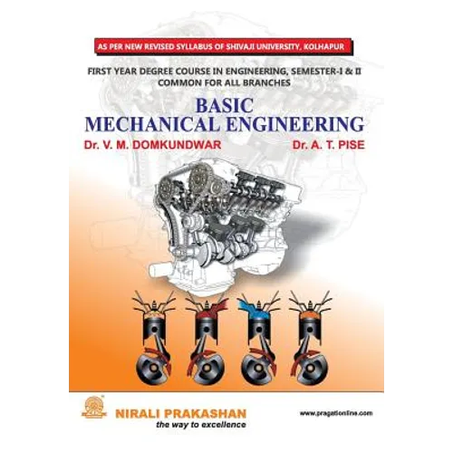 Basic Mechanical Engineering (Fe Sem. I, SU) - Paperback