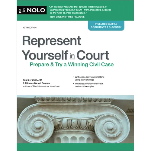 Represent Yourself in Court: Prepare & Try a Winning Civil Case - Paperback