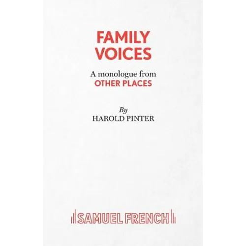Family Voices (from other places) - A Play - Paperback
