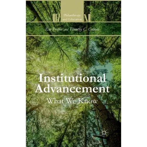 Institutional Advancement: What We Know - Paperback