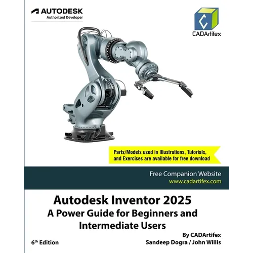 Autodesk Inventor 2025: A Power Guide for Beginners and Intermediate Users - Paperback