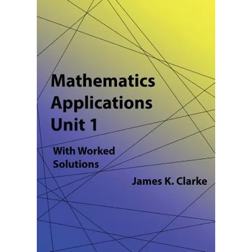 Mathematics Applications Unit 1 - Paperback