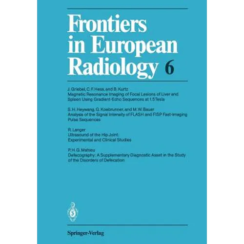 Frontiers in European Radiology - Paperback