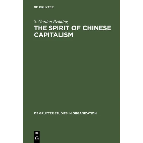 The Spirit of Chinese Capitalism - Hardcover