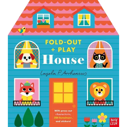 Fold-Out + Play: House - Board Book