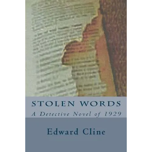 Stolen Words: A Detective Novel of 1929 - Paperback