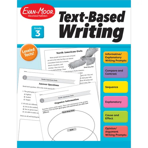 Text Based Writing, Grade 3 - Paperback