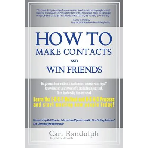 How To Make Contacts and Win Friends - Paperback