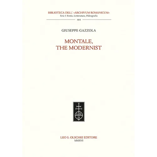 Montale, the Modernist - Paperback