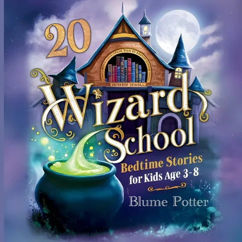 20 Wizard School Bedtime Stories For Kids Age 3 - 8 - Paperback