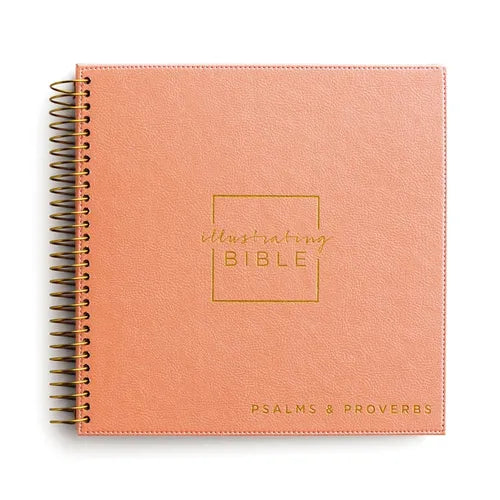 Illustrating Bible Niv: Books of Psalms and Proverbs - Spiral Bound Bible Journal - Spiral