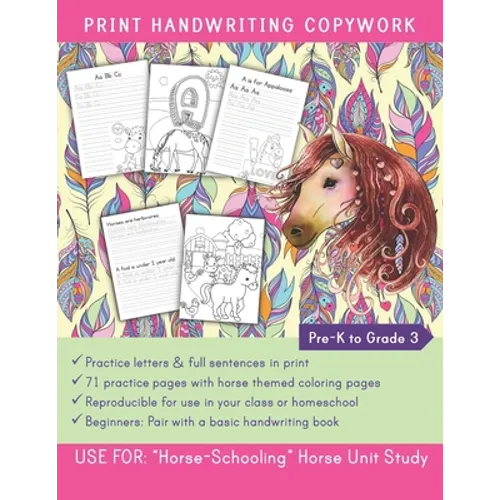 Print Handwriting Copywork Pre-K to Grade 3: Use for: 