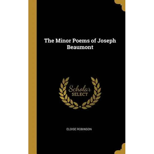The Minor Poems of Joseph Beaumont - Hardcover