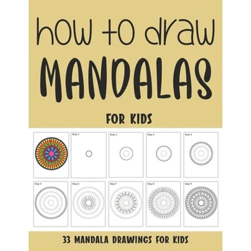 How to Draw Mandalas for Kids - Paperback