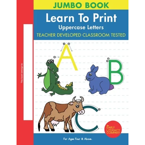 Learn To Print: Uppercase Letters - Paperback
