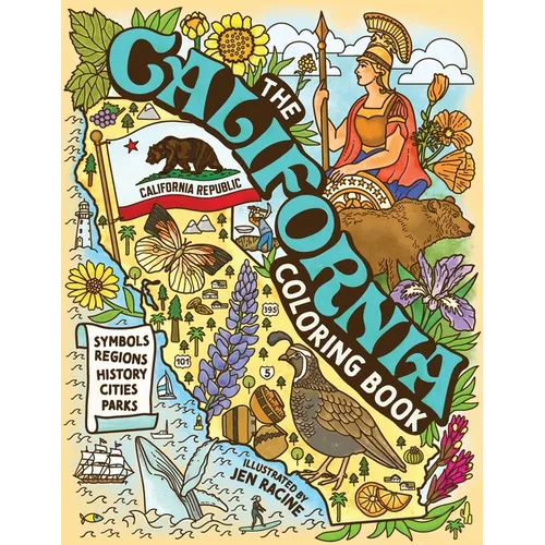 The California Coloring Book - Paperback