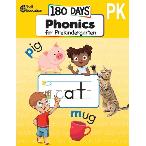 180 Days(tm) Phonics for Prekindergarten: Practice, Assess, Diagnose - Paperback