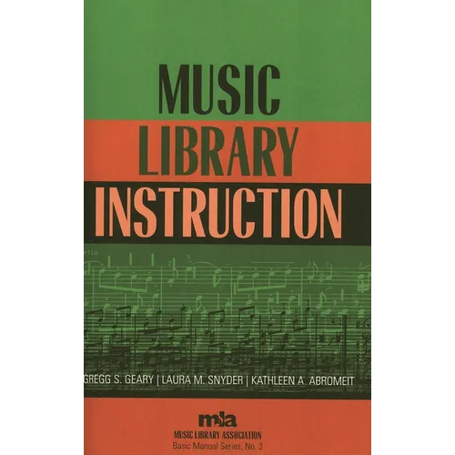 Music Library Instruction - Paperback