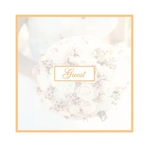 Guest Book for Wedding: Hardcover Guestbook With 110 Pages 8.5 x 8.5 Memory Sign In Book Keepsake For Wedding Guest, Engagement Party, Bridal Shower, - Hardcover