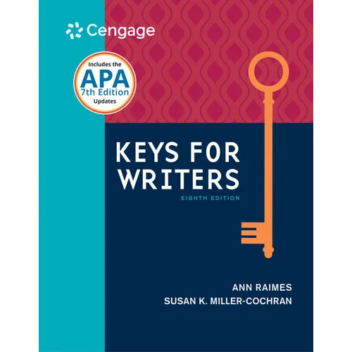 Keys for Writers (W/ Mla9e & Apa7e Updates) - Spiral