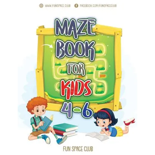 Maze Books for Kids 4-6: Amazing Maze for Kids Activity Books Ages 4-6 - Paperback