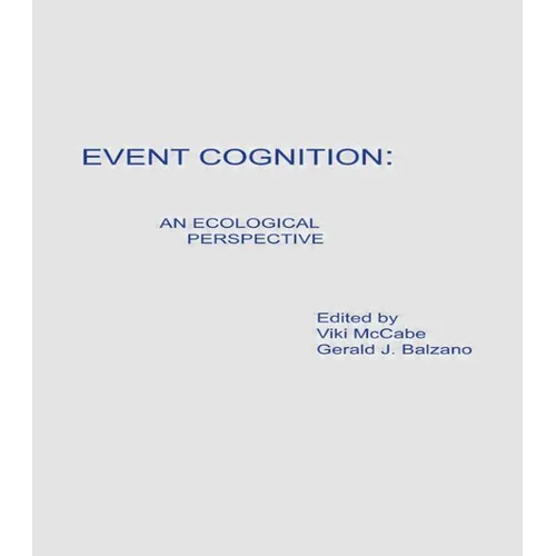 Event Cognition: An Ecological Perspective - Hardcover