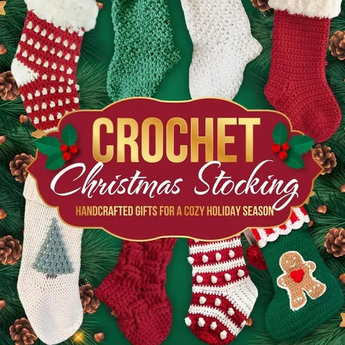 Crochet Christmas Stocking: Handcrafted Gifts for a Cozy Holiday Season: Crochet Patterns for Christmas - Paperback