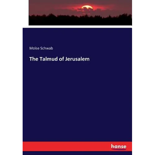 The Talmud of Jerusalem - Paperback