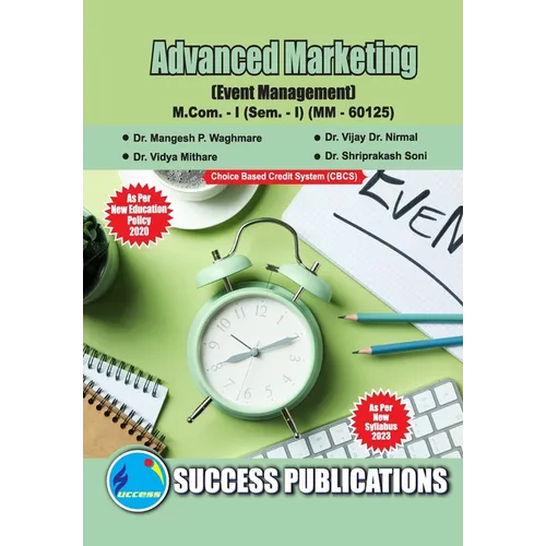 Event management, First Year, M.Com, Sem-I-English - Paperback