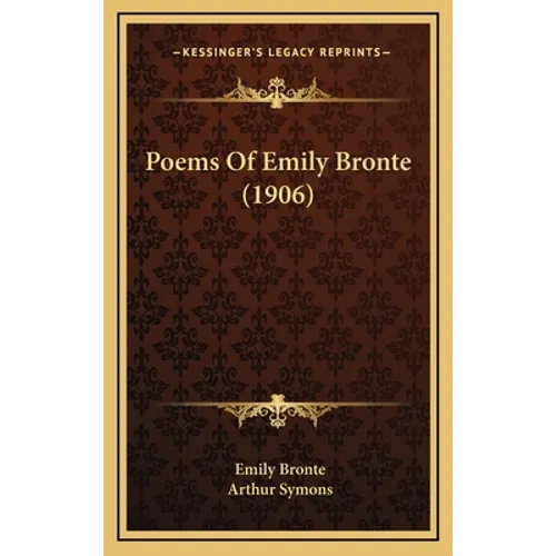 Poems Of Emily Bronte (1906) - Hardcover