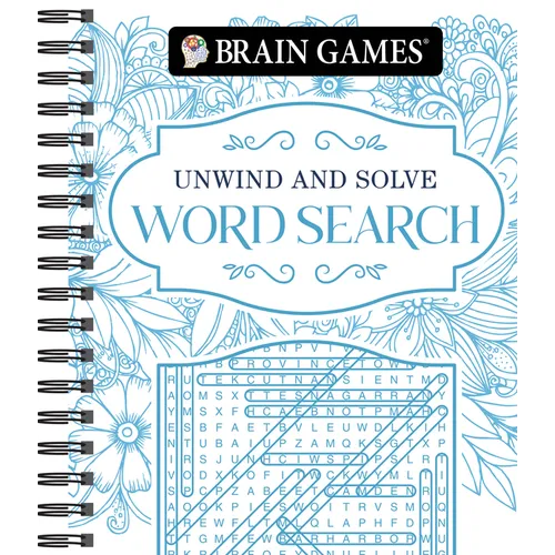 Brain Games - Unwind and Solve: Word Search - Spiral