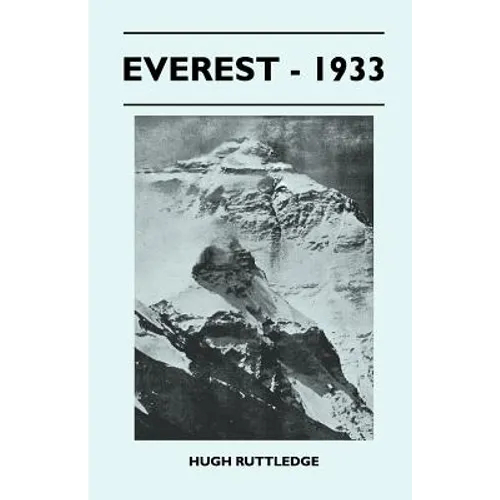 Everest - 1933 - Paperback