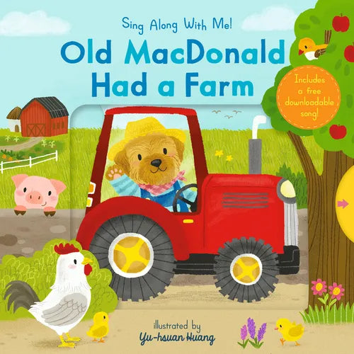 Old MacDonald Had a Farm: (A Classic Nursery Rhyme Board Book with Interactive Sliders and Qr Code for Instrumental and Vocal Versions - For Babies an - Board Book