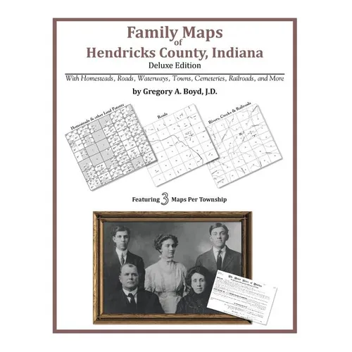 Family Maps of Hendricks County, Indiana - Paperback