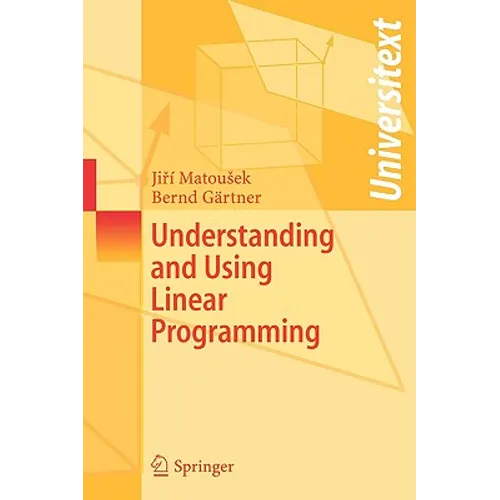 Understanding and Using Linear Programming - Paperback