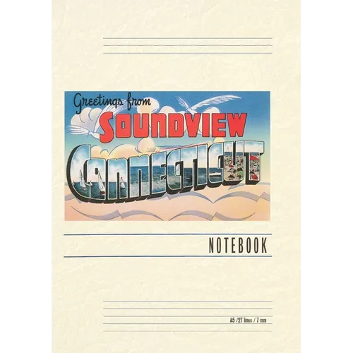 Vintage Lined Notebook Greetings from Soundview