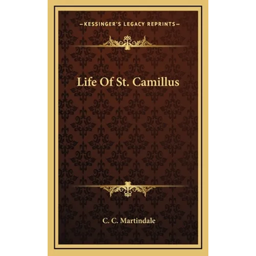 Life Of St. Camillus - Hardcover