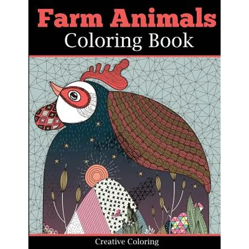 Farm Animals Coloring Book for Adults - Paperback