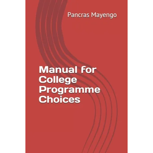 Manual for College Programme Choices - Paperback